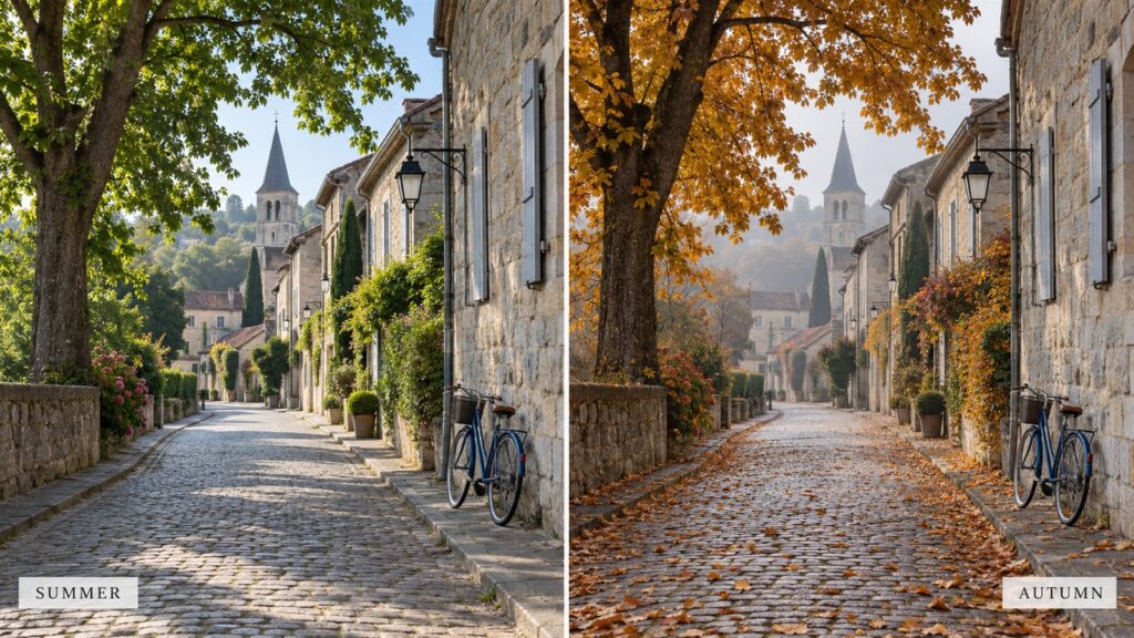 Change the Season of a Familiar Street