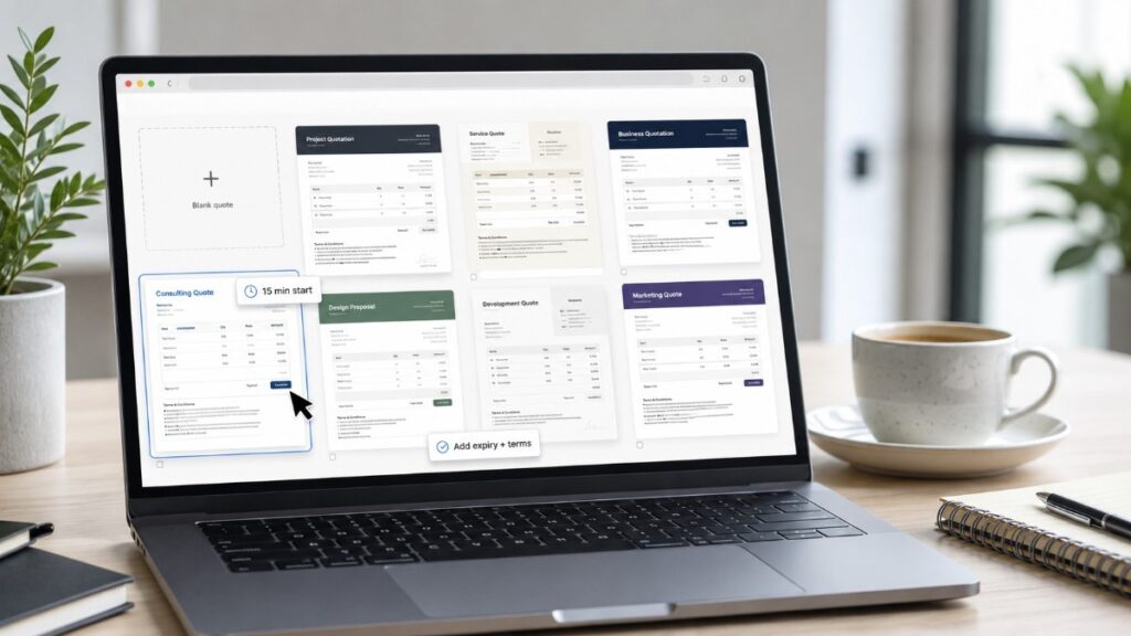Grab a template from a free online gallery — a head start, not a system