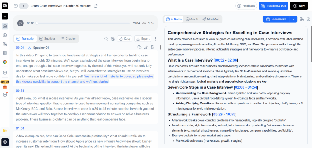 Video Transcriber — The Free Unlimited Transcript Engine