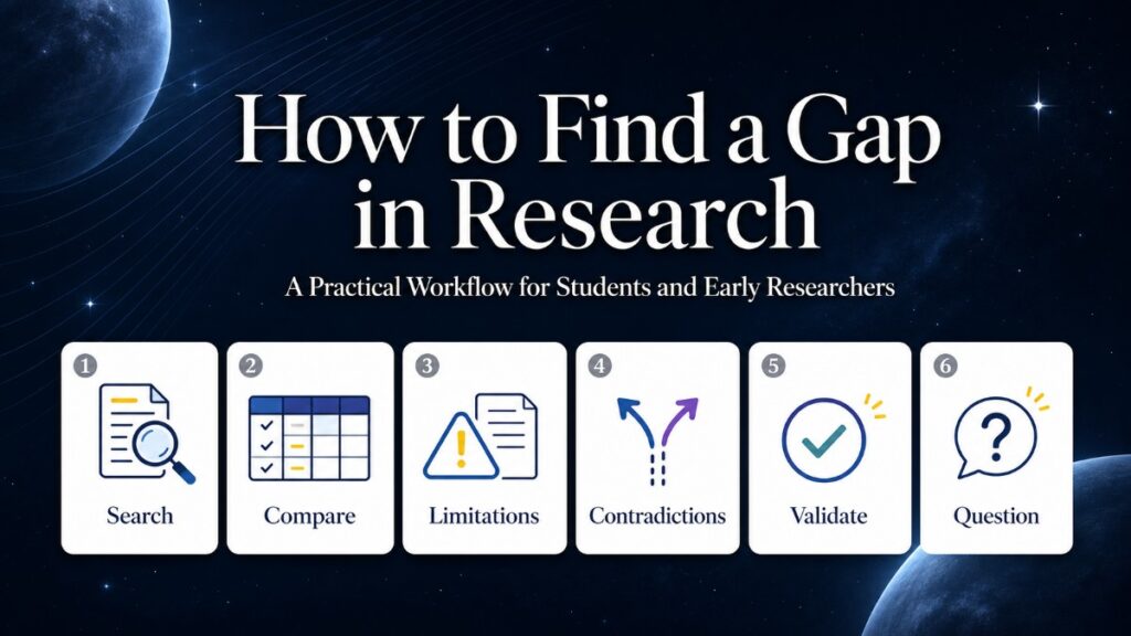 How to Find a Gap in Research: A Practical Guide for Students Who’ve Read Too Many Papers