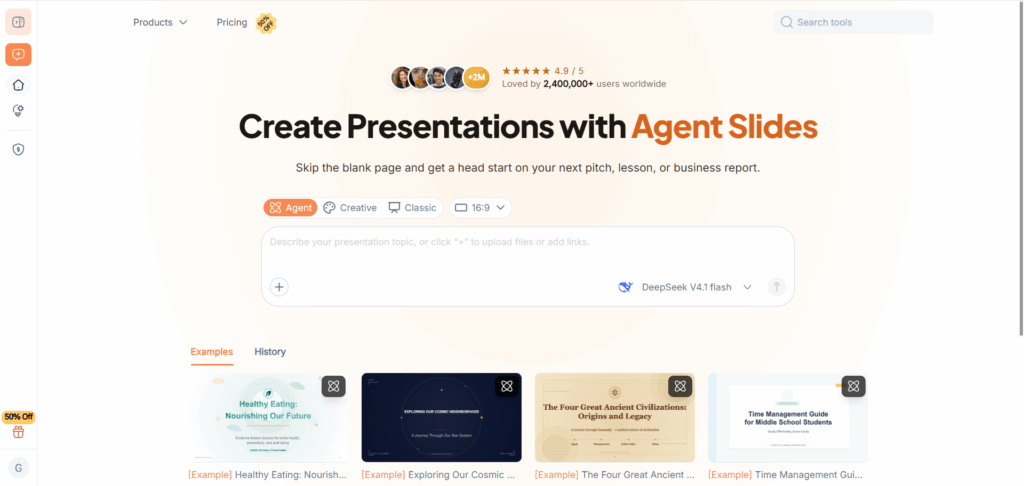 AI PPT Maker to Create a PowerPoint Presentation