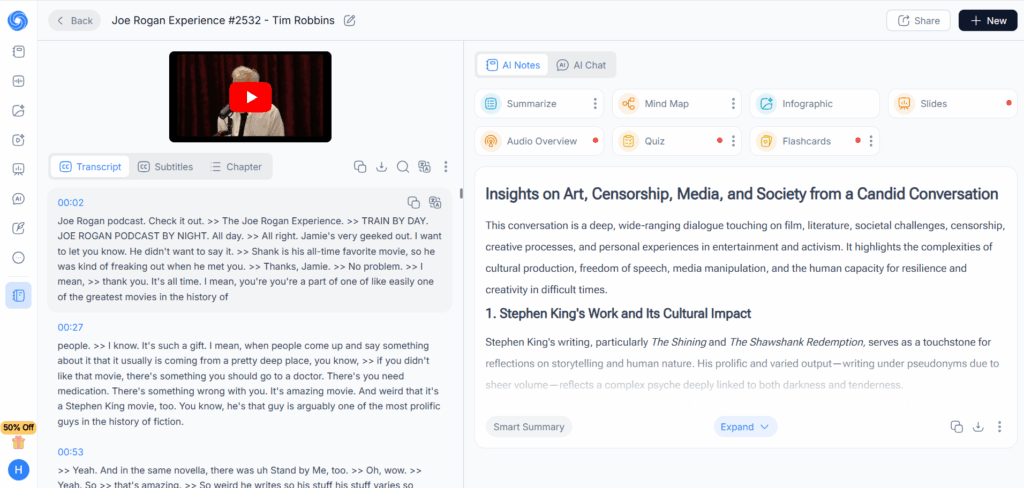 NoteGPT — Best for AI Notes, Transcripts & Mind Map Generation