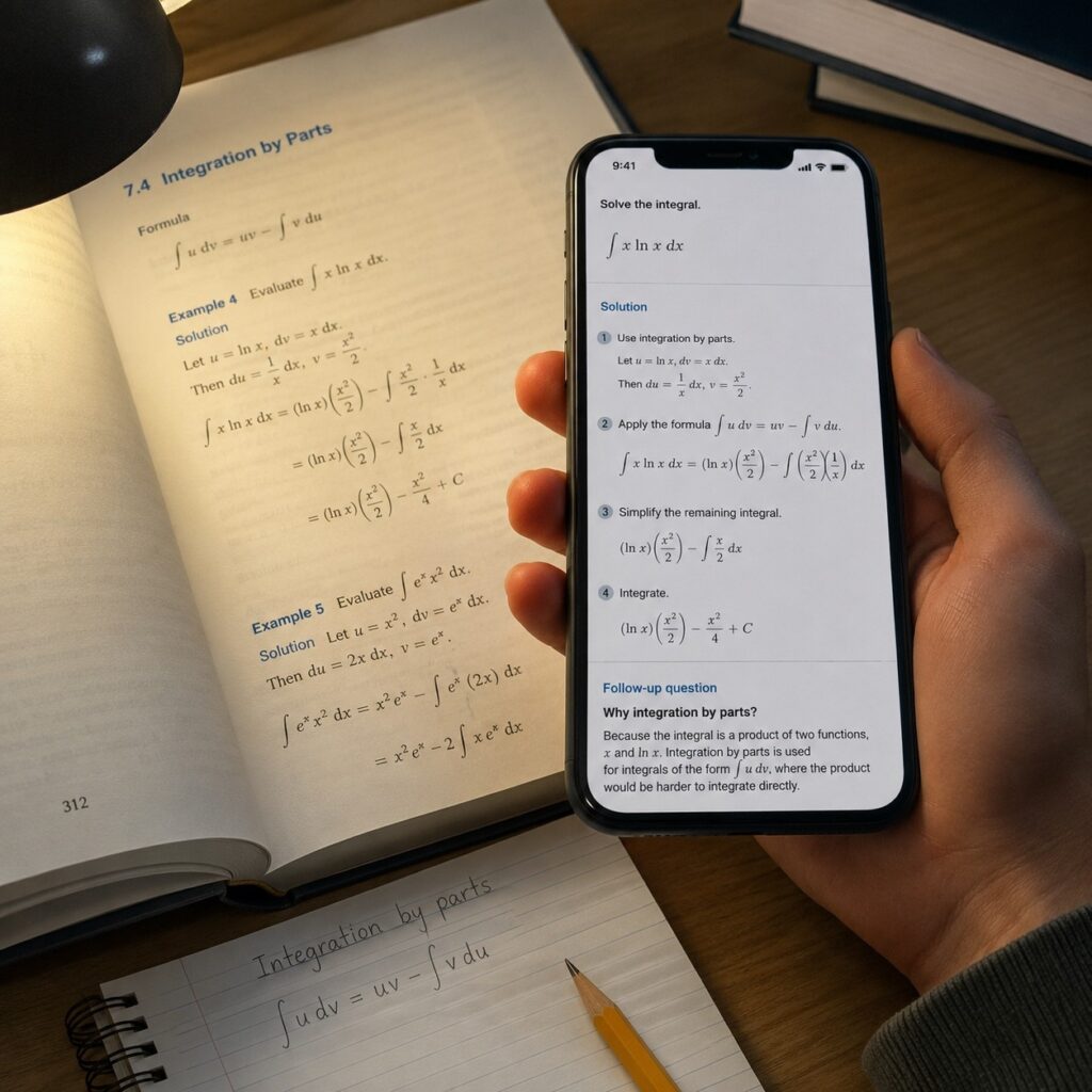 Solve Homework from Pictures