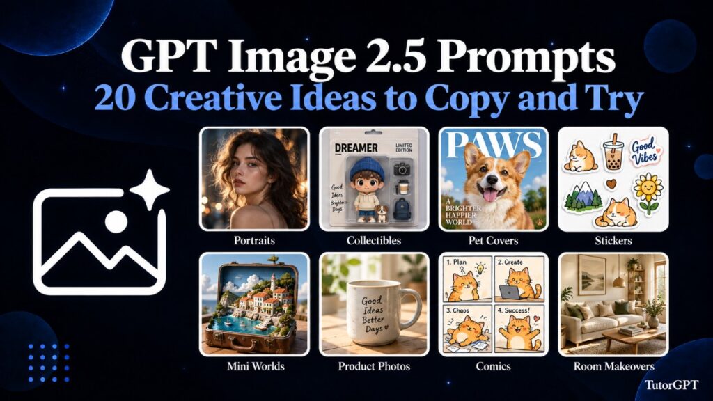 GPT Image 2.5 Prompts: 20 Creative Ideas to Copy and Try