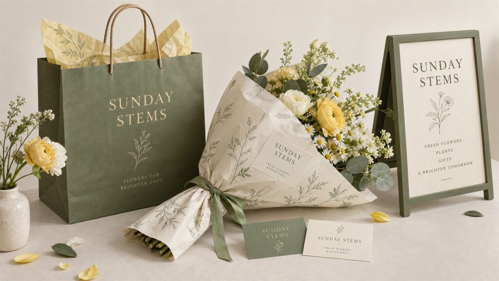 Invent a Little Flower-Shop Brand