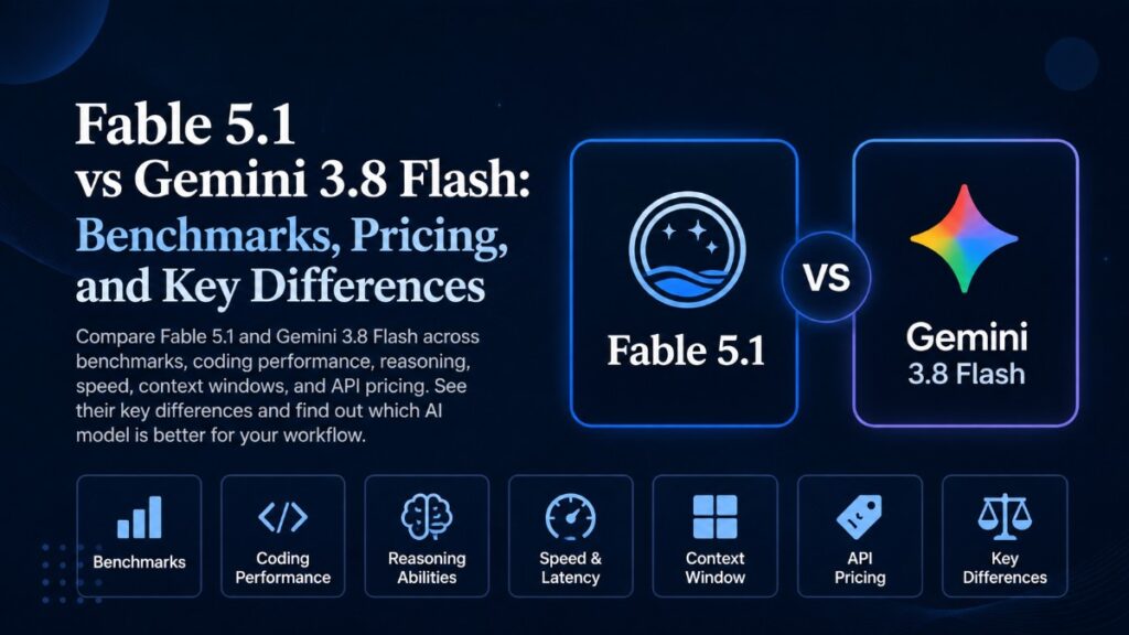 Fable 5.1 vs Gemini 3.8 Flash: Benchmarks, Pricing, and Key Differences