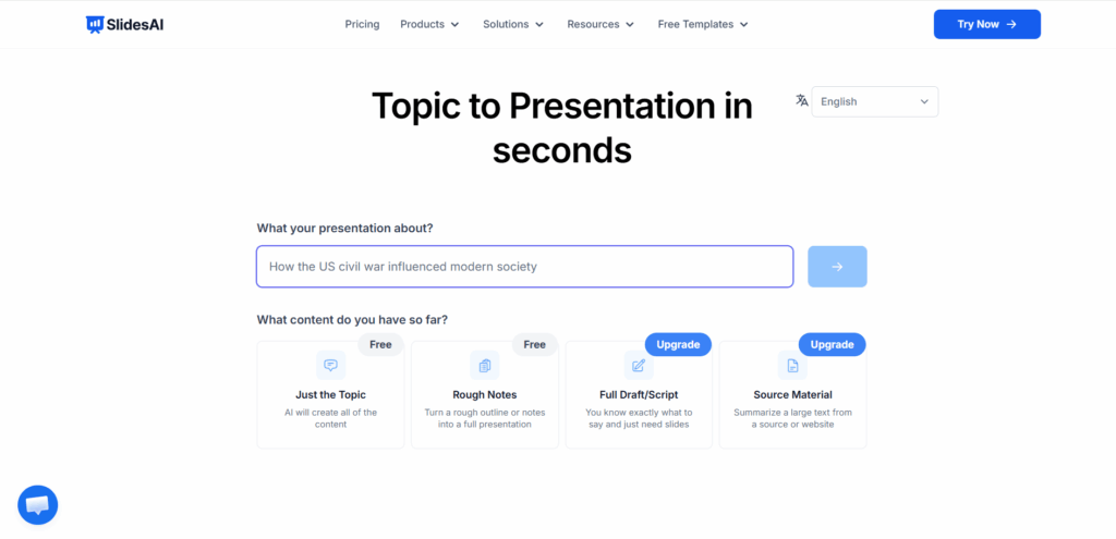 SlidesAI to Create a PowerPoint Presentation