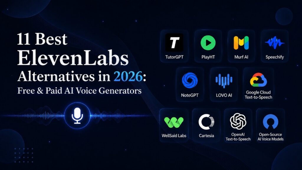 11 Best ElevenLabs Alternatives in 2026: Free & Paid AI Voice Generators