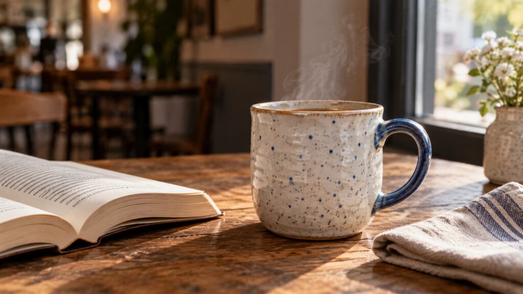 Create a Coffee-Shop Product Scene