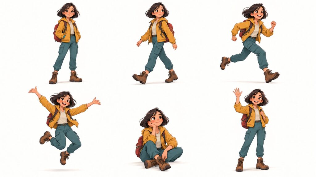 Explore Different Character Poses