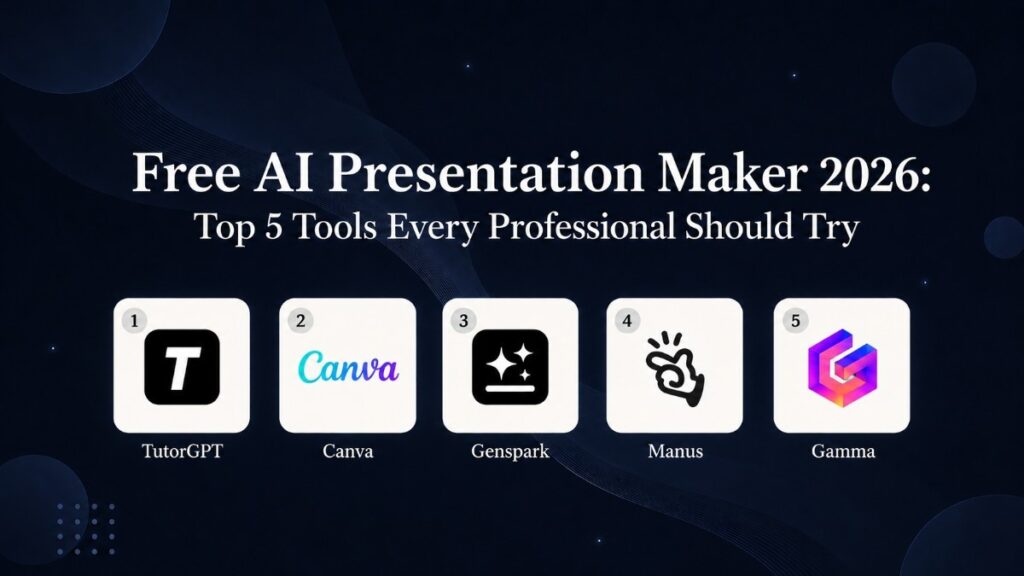 Free AI Presentation Maker 2026: Top 5 Tools Every Professional Should Try