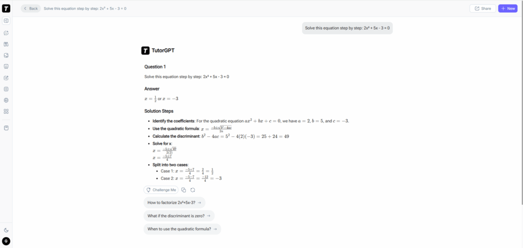 Understanding the User’s Question