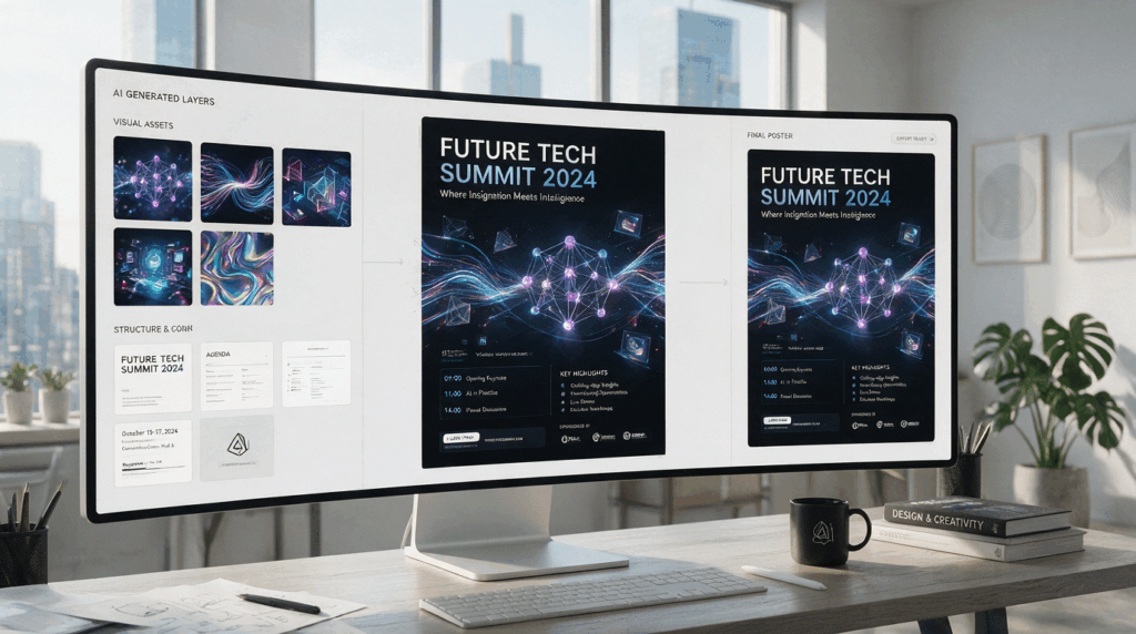 Marketing Poster Generation — Where Design Understanding Matters