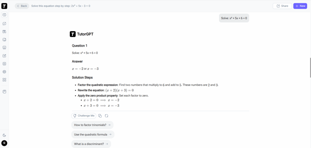 Test 2: Step-by-Step Problem Solving