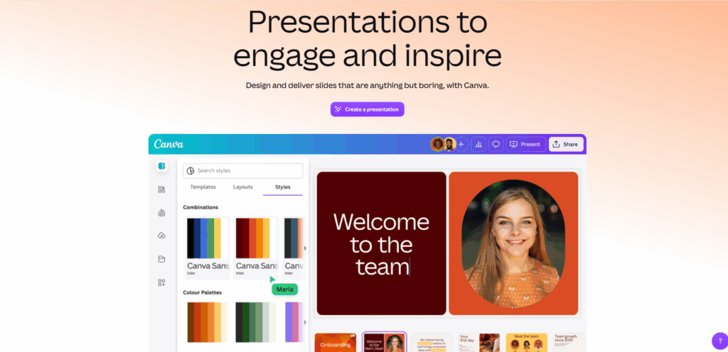 Canva to Create a PowerPoint Presentation
