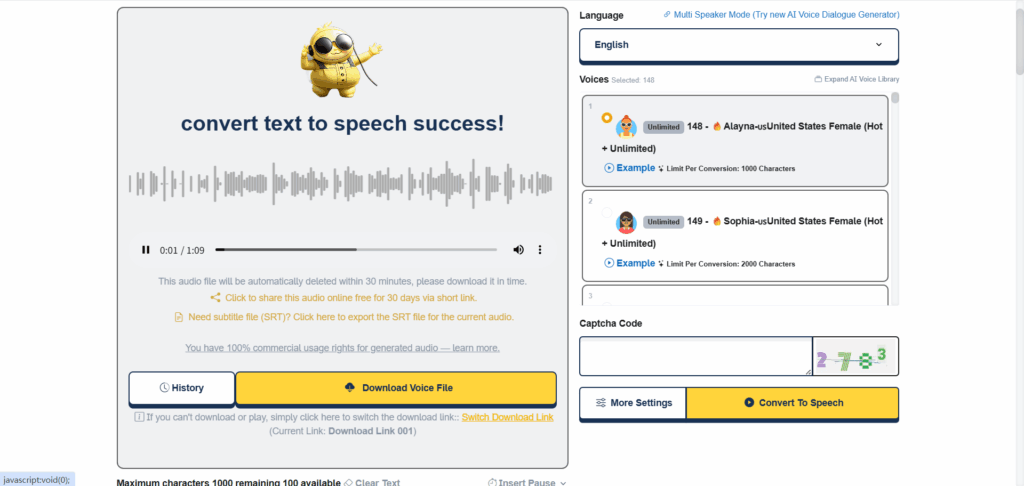 TTSMaker: best for occasional, lightweight generation
