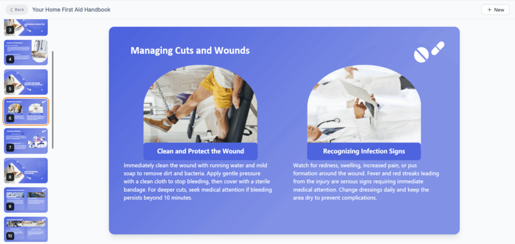 PPTMaker.io: best for a quick deck without creating an account
