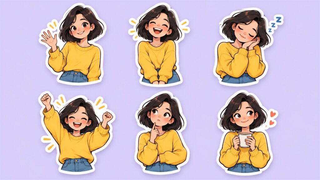 Make Stickers for Your Everyday Moods