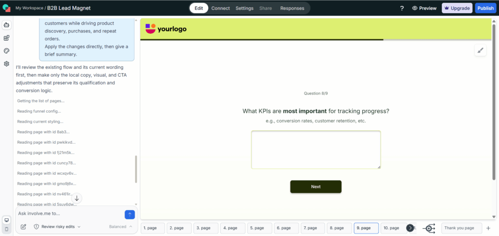 Involve.me — Best AI Interactive Funnel Builder for Lead Qualification