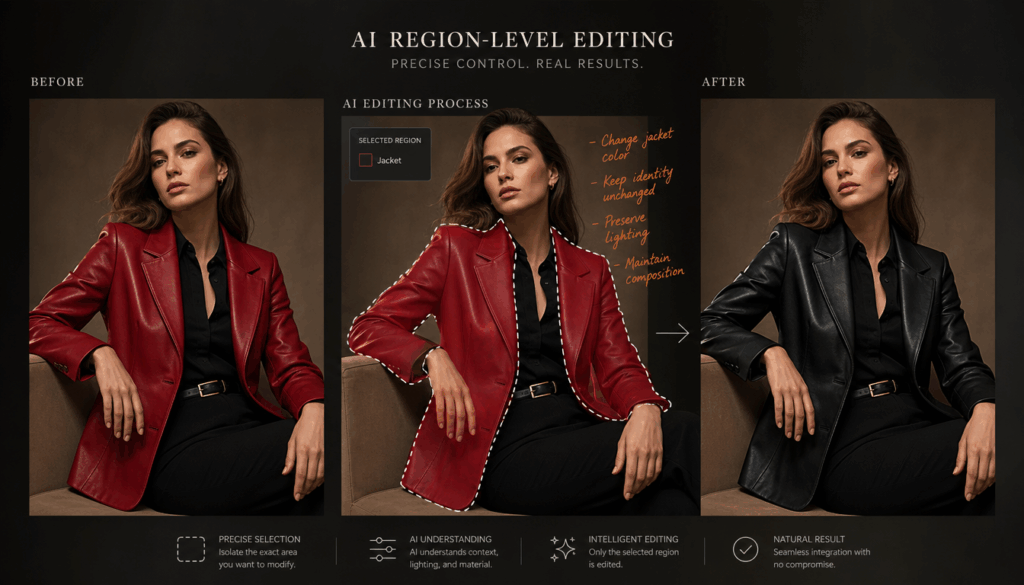 Precise AI Image Editing With Region-Level Control