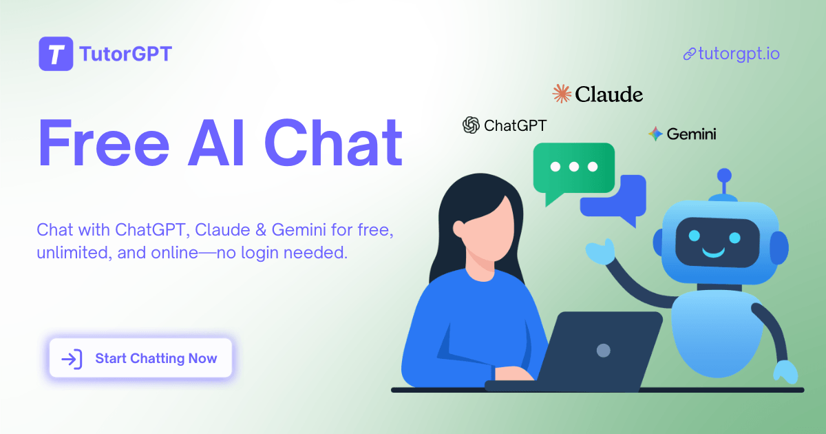 AI Chat - Free Unlimited ChatGPT & Claude Chat Online, No Login.