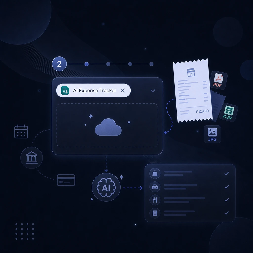 Step 2: Let AI Organize Expenses