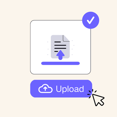 Step 1: Upload or Type Your Question