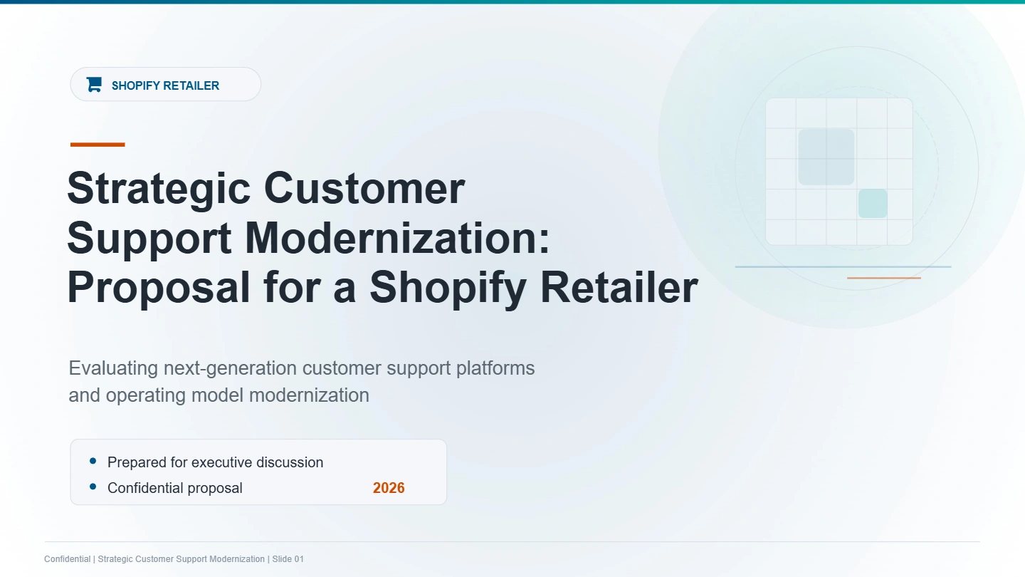Strategic Customer Support Modernization_ Proposal for a Shopify Retailer