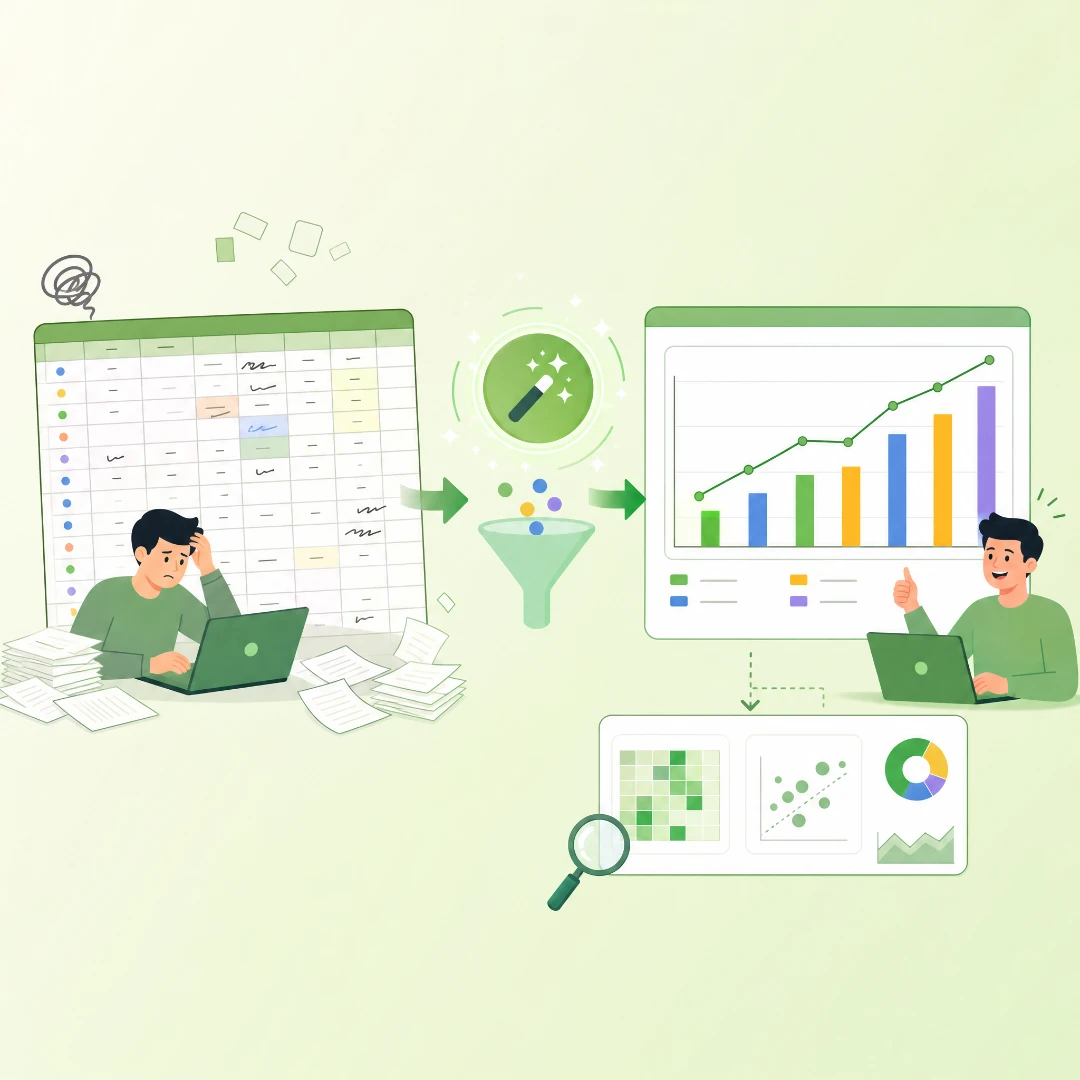 Handle Messy Data Without Manual Chart Setup