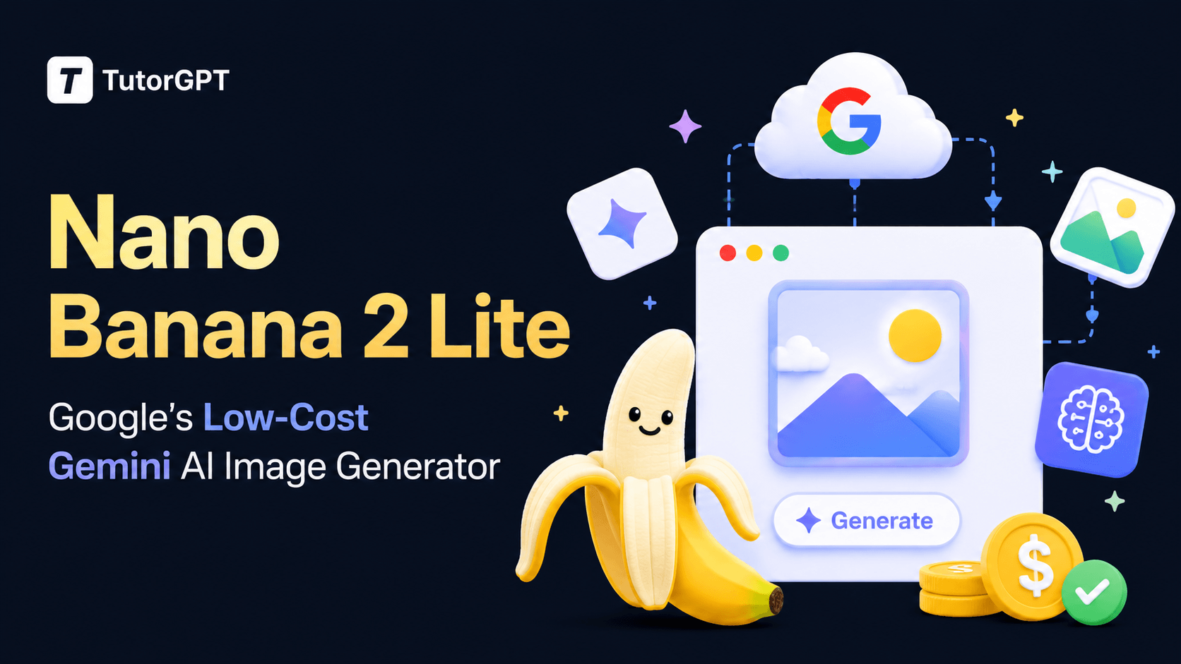 Nano Banana 2 Lite - Gemini AI画像生成・4秒出力