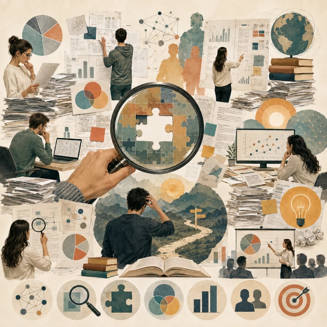 Find the Research Gaps Hiding Between the Papers