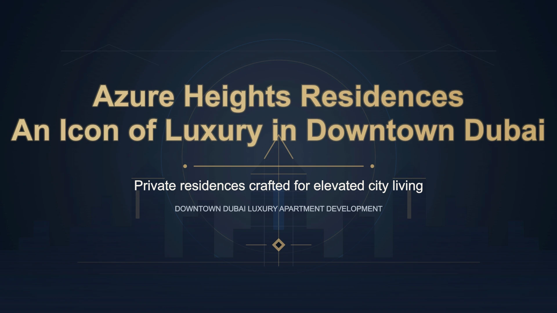 Azure Heights Residences Verkaufsdeck